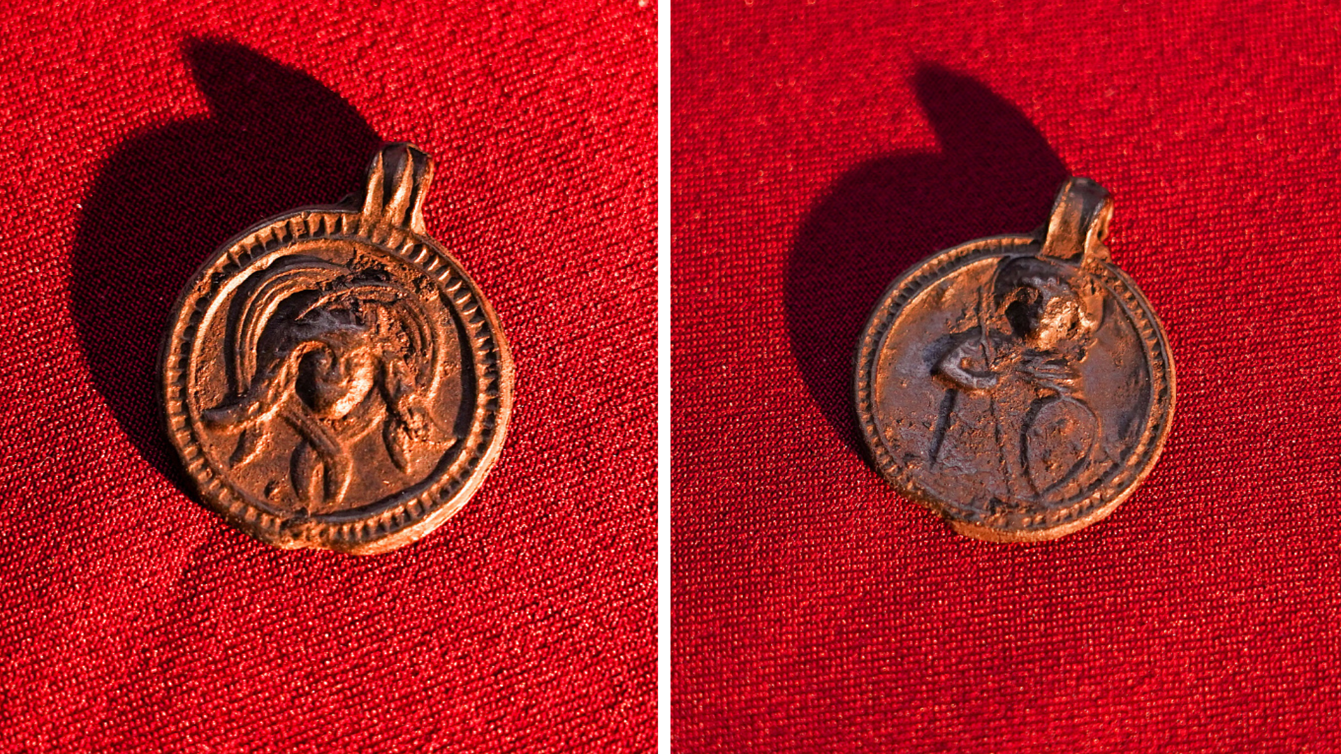 1,000-year-old 'snake amulet' featuring a Christian saint and 'Medusa' discovered in Russia