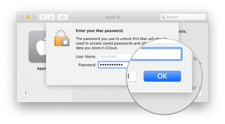 Sign in to iCloud on Mac: Click OK