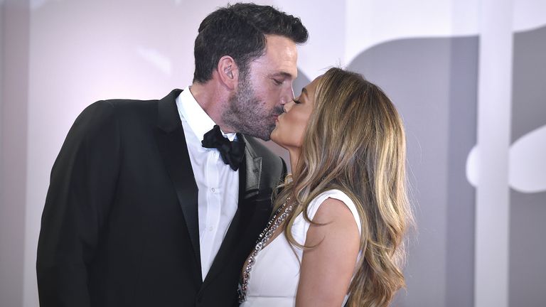 Jennifer Lopez and Ben Affleck at the Venice Film festival in 2021