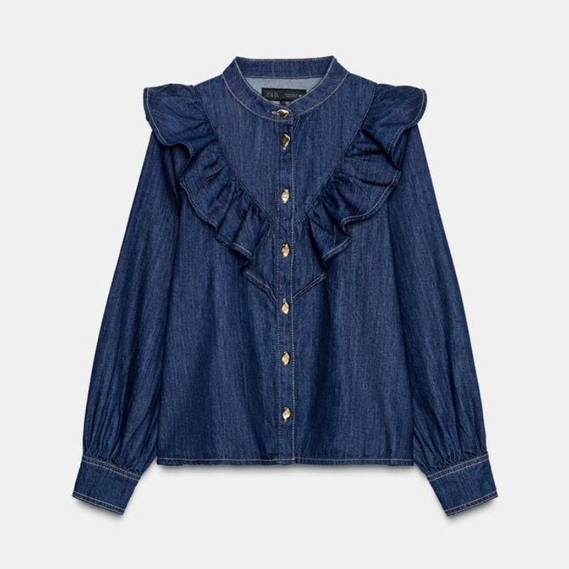 Zara denim shirt