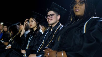 Rodrigo Guizar Jr. at his high school graduation