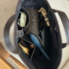 La Bonne Brosse hairbrush in a handbag