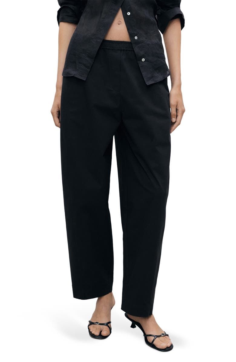 Pull-On Stretch Cotton Pants