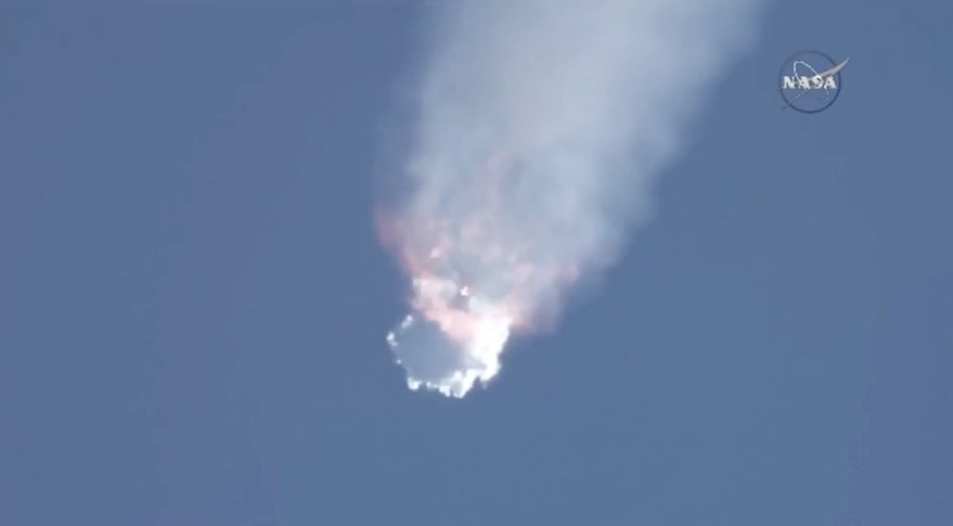 SpaceX Falcon 9 break up June 28, 2015