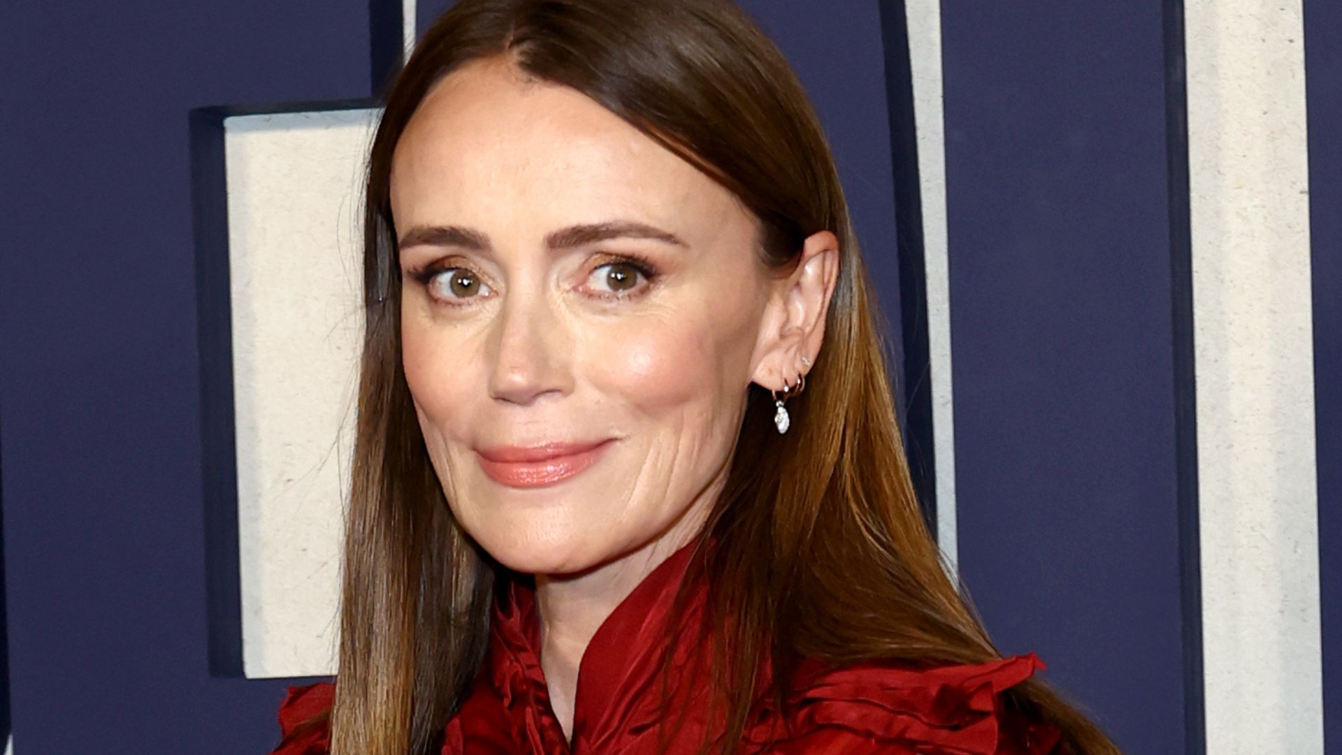 a headshot of keeley hawes
