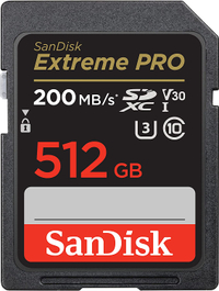 SanDisk Extreme Pro SDHC Card (512GB): was £136.99