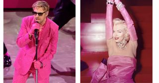 Ryan Gosling parodies Marilyn Monroe in Gentlemen Prefer Blondes