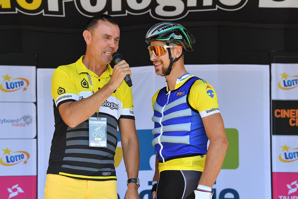 Peter Sagan keeps cool in the high temperatures ahead of stage 4