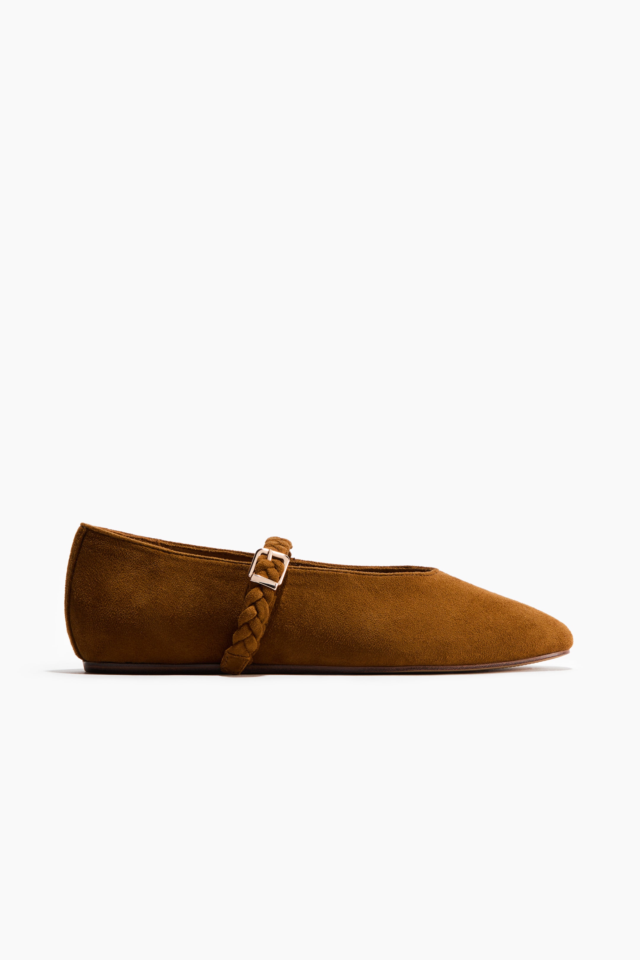 Mary Jane Flats - Brown