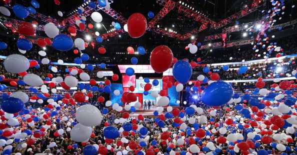 The floor during the 2012 Republican National Convention.