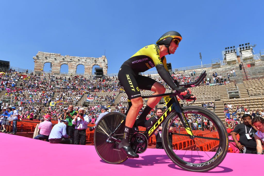 Jack Bauer (Mitchelton-Scott) after the finish