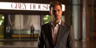 Jamie Dornan as Christian Grey in Fifty Shades of Grey