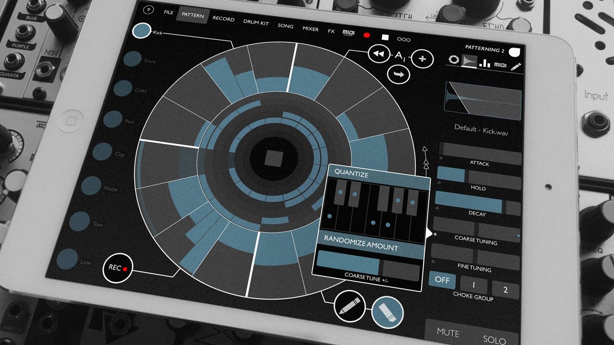 Patterning 2 promises to run rings around other iPad drum machines