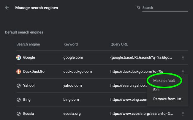 how to set duckduckgo as default browser