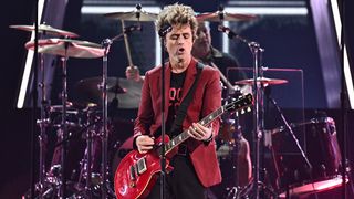 Billie Joe Armstrong of Green Day performs in this image released on October 6, 2024, at the American Music Awards 50th Anniversary Special in Los Angeles, California