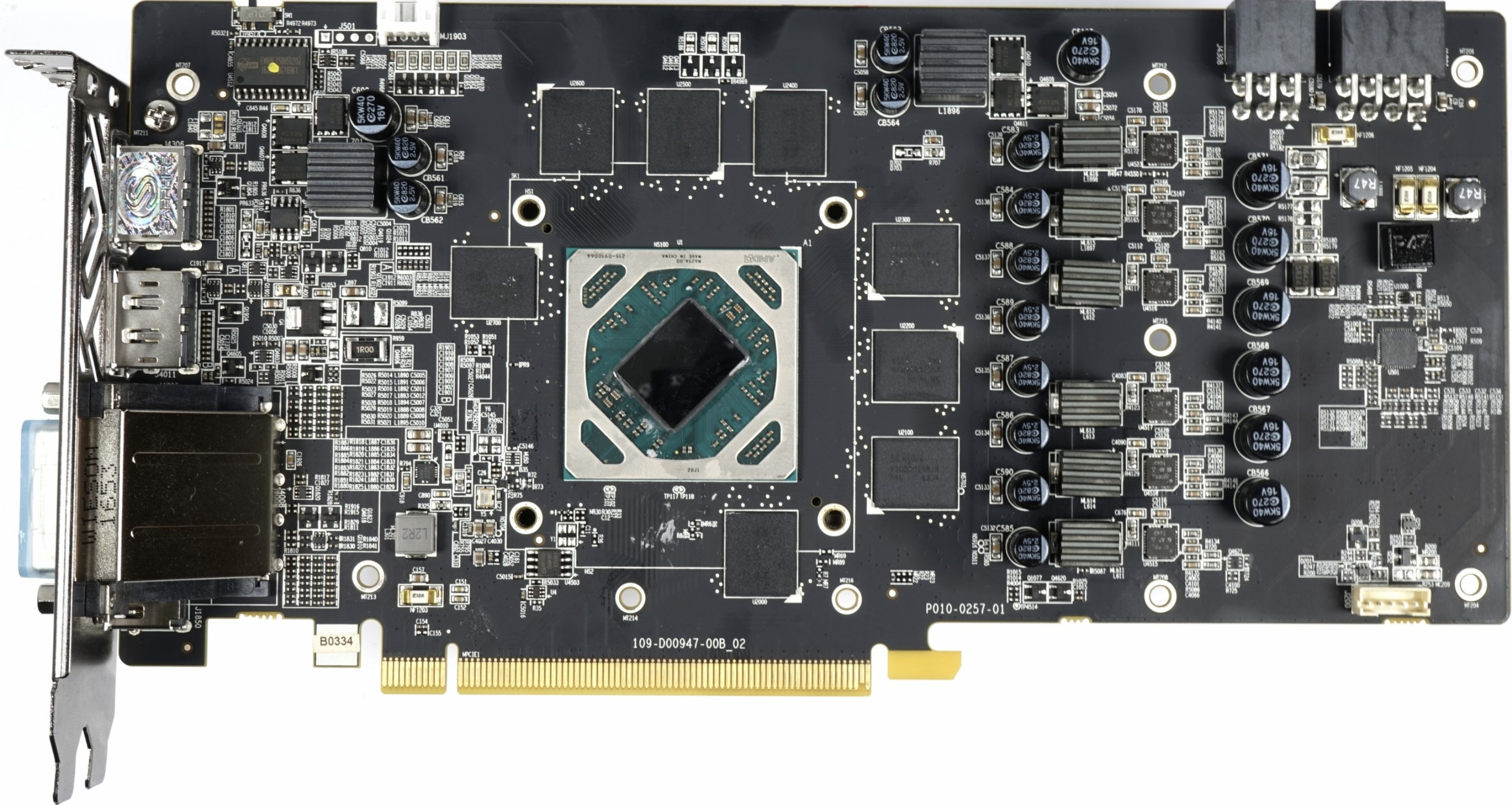 Sapphire Radeon RX 580 con el enfriador eliminado