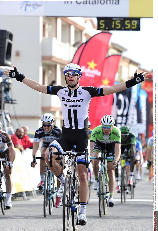 Luka Mezgec (Giant Shimano) wins stage 5 in Catalunya