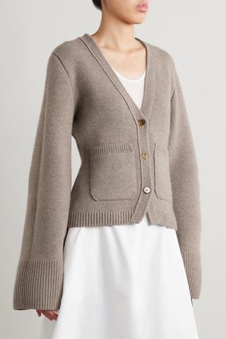 Khaite Scarlet cashmere cardigan