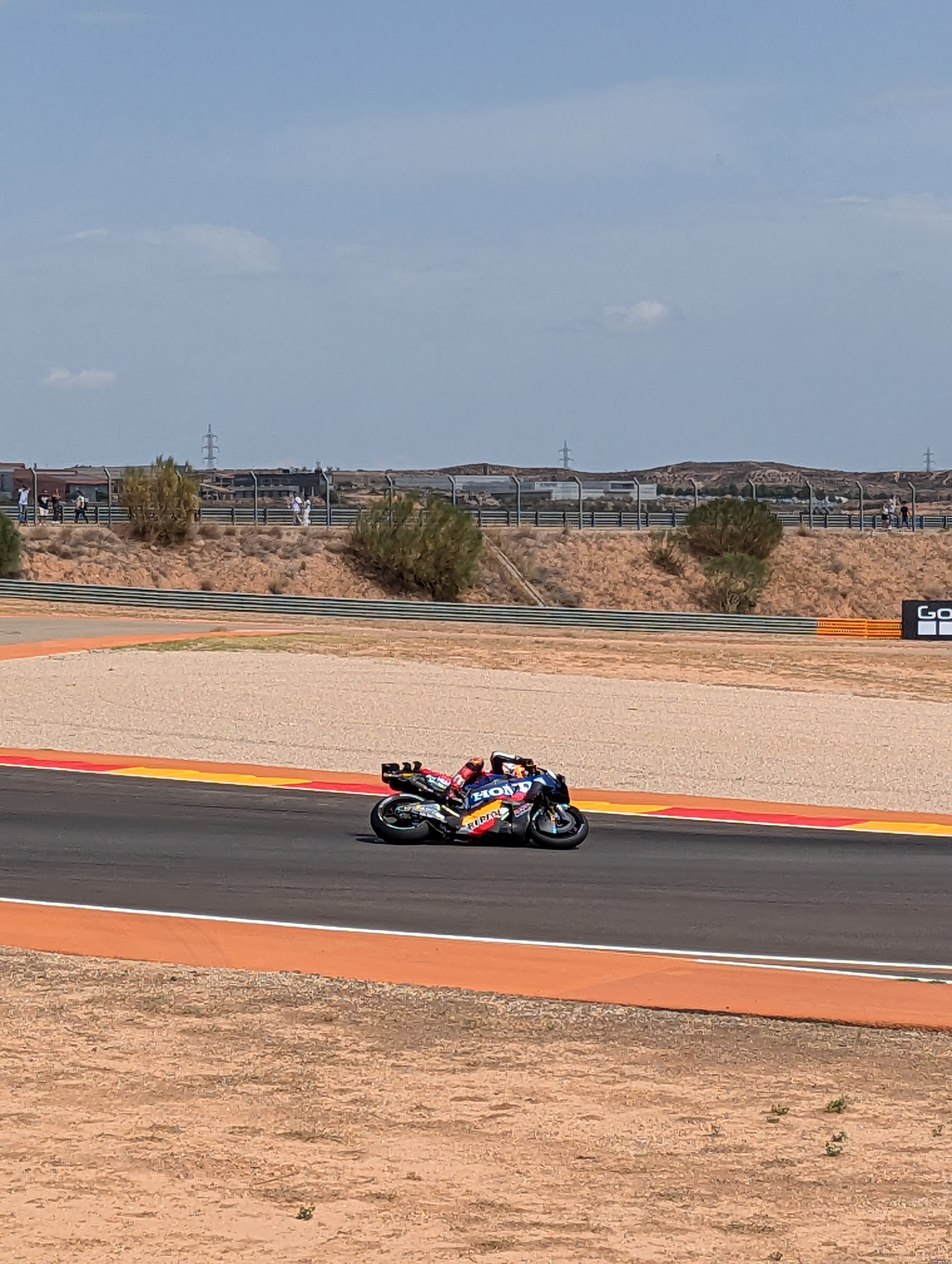 MotoGP rider on a racetrack