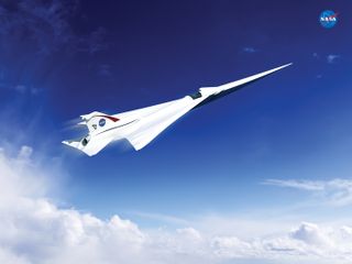 NASA concept supersonic jet.