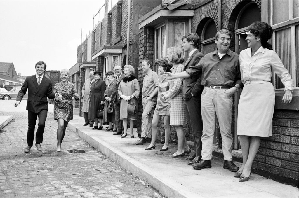 A new street setting for 'Coronation Street'. 