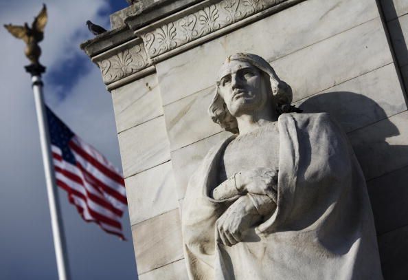 A Christopher Columbus monument in Washington, D.C.