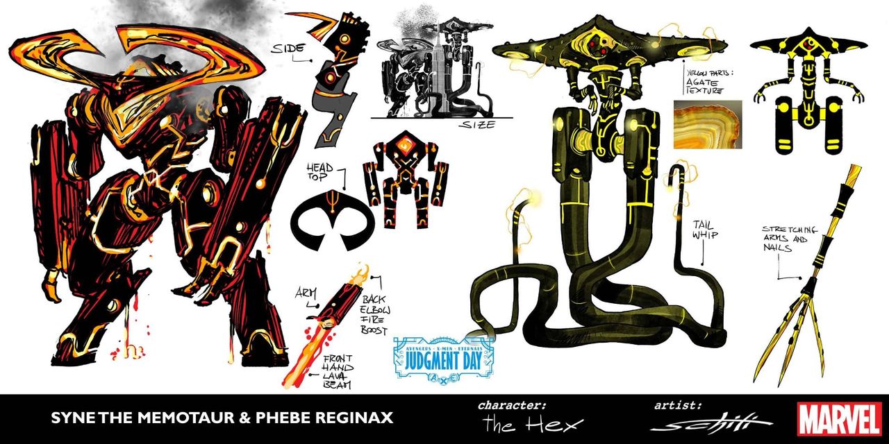 The Hex designs by Valerio Schiti