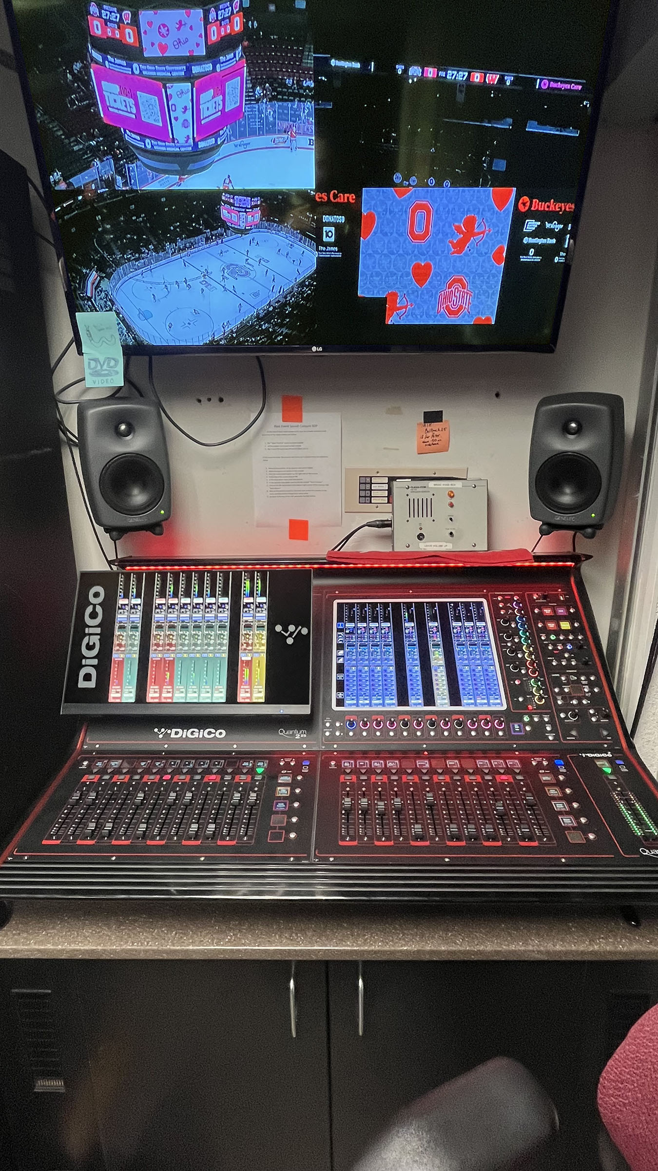 The Ohio State basketball arena.