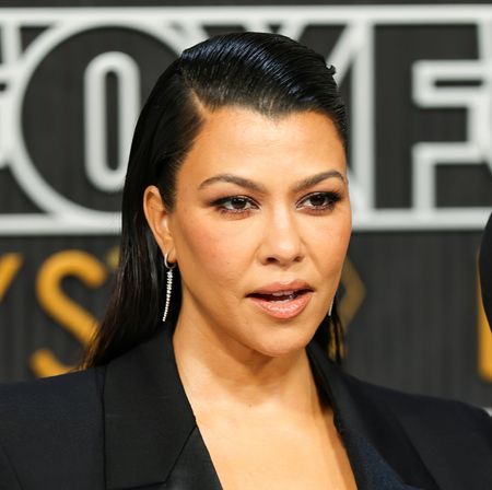 Kourtney Kardashian attends the 75th Primetime Emmy Awards at Peacock Theater on January 15, 2024 in Los Angeles, California. 