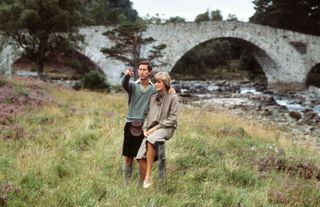 King Charles and Diana at Balmoral