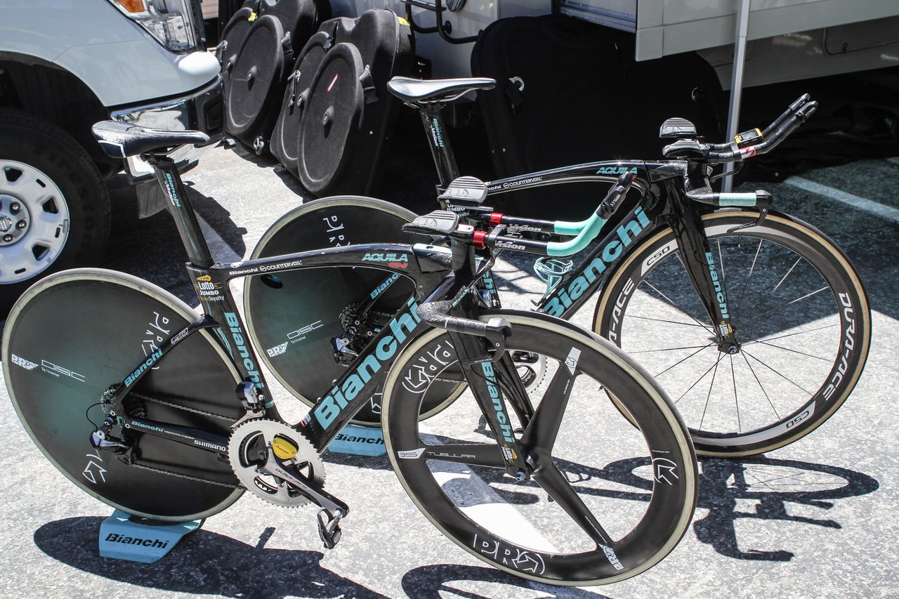 Different riders will opt for different cockpit setups and wheel choices