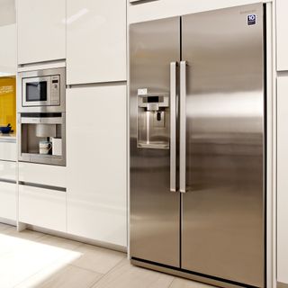 A large American fridge freezer