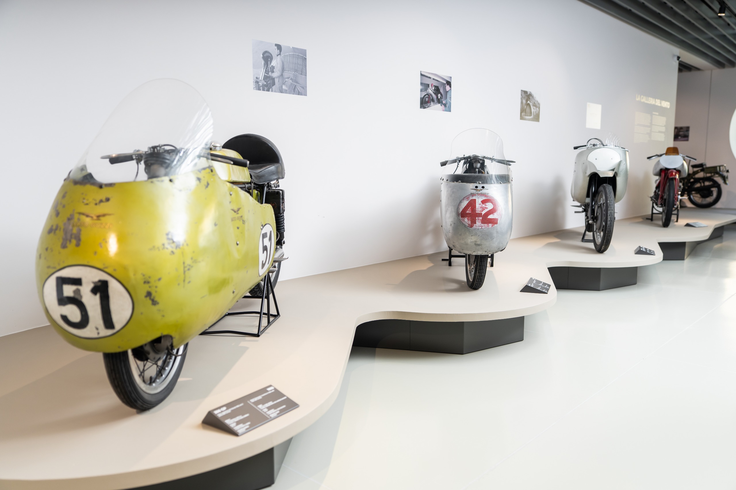 Inside Moto Guzzi museum and HQ