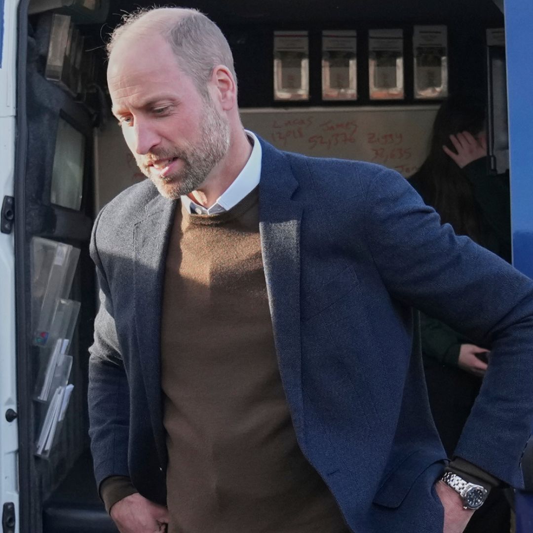 Prince William on a visit to Wales