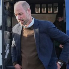 Prince William on a visit to Wales