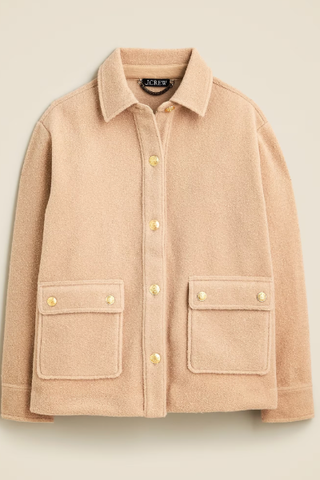 Bouclé Shirt Jacket (Was $148) 