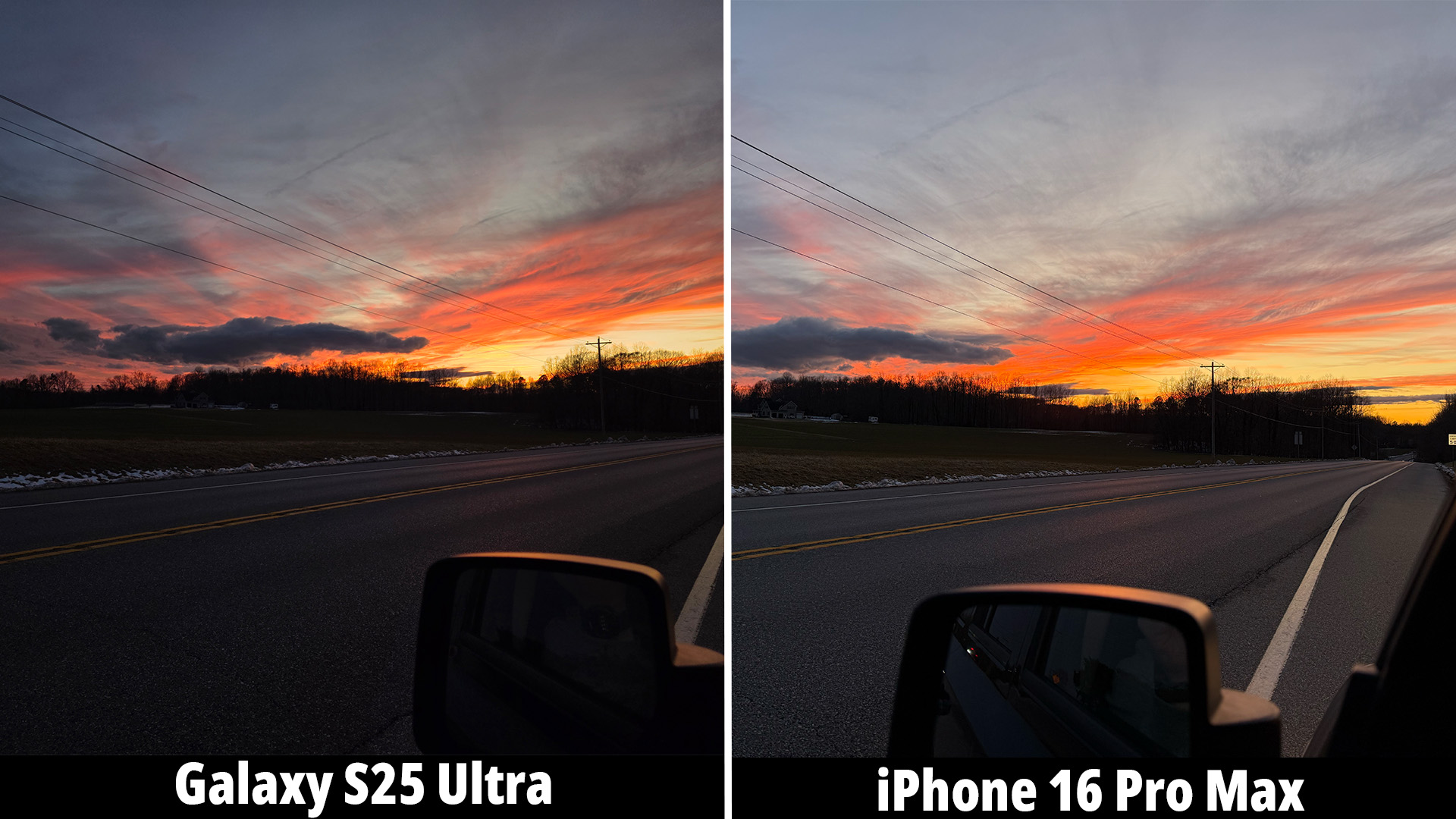 Samsung Galaxy S25 Ultra camera versus the iPhone 16 Pro Max