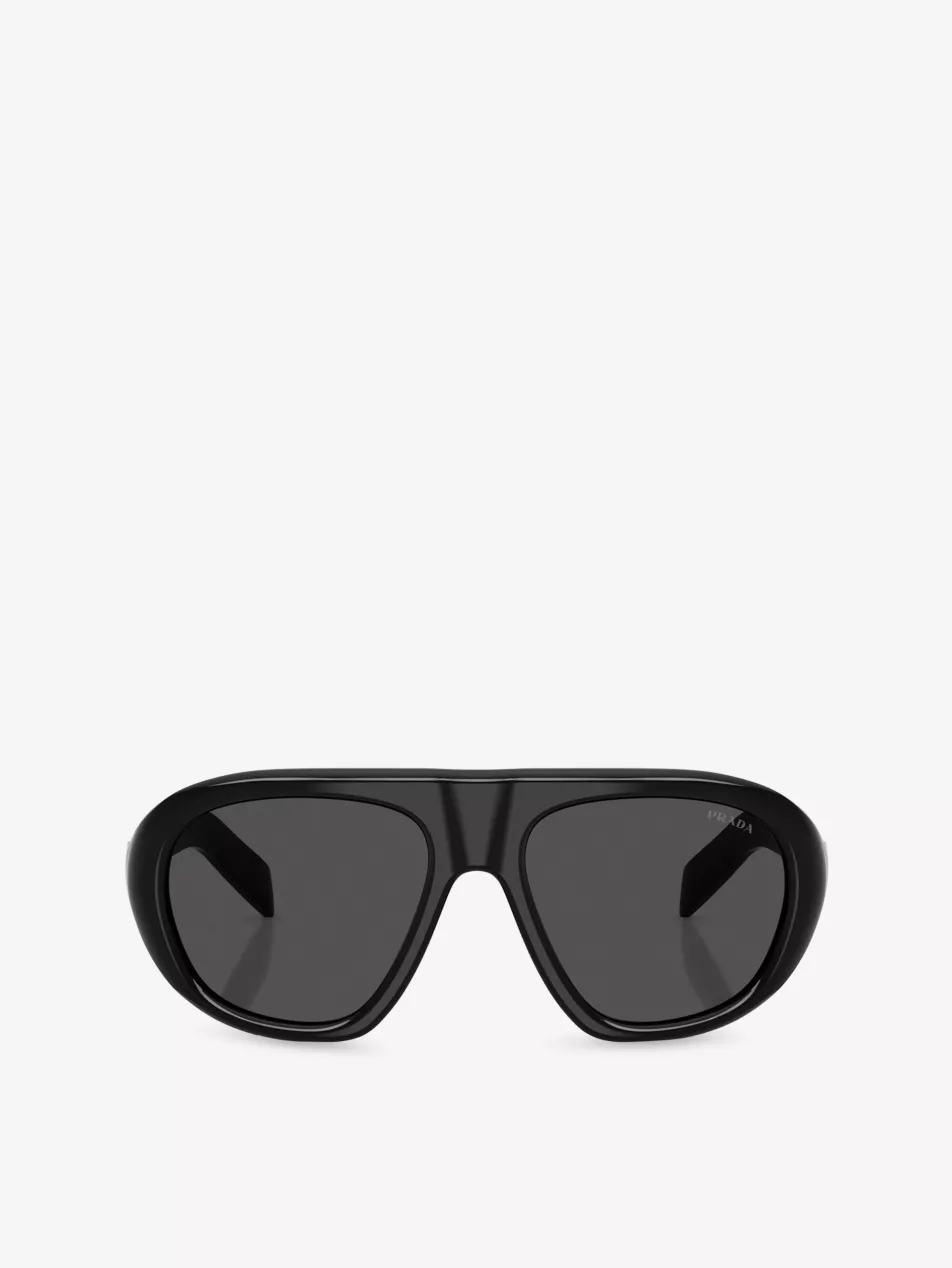 Pr C05s Irregular-Frame Acetate Sunglasses