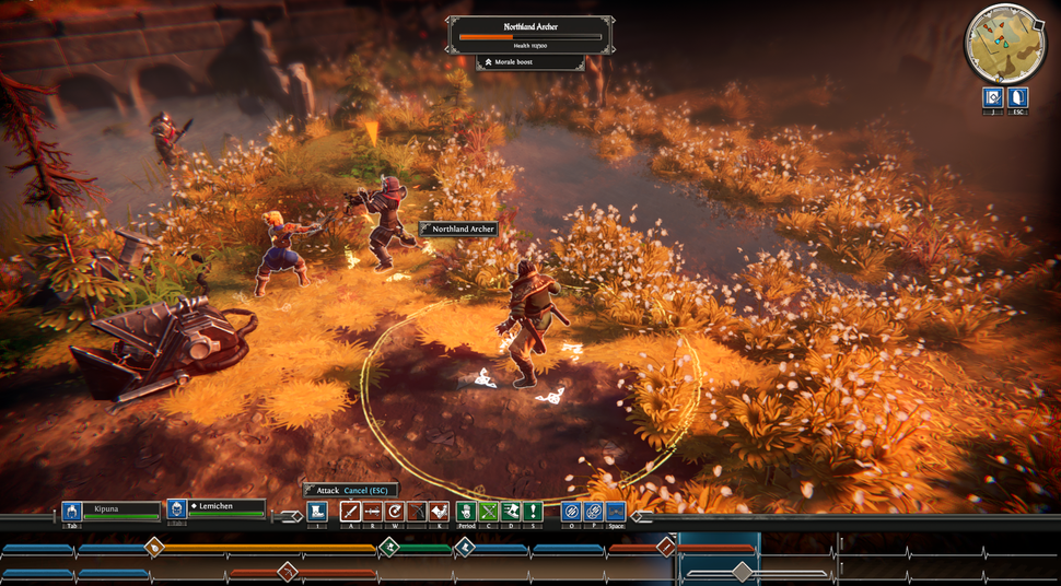 This tactical RPG mixes realtime combat and rewinding to make you a
