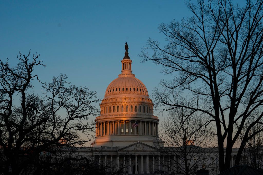 The Capitol building.