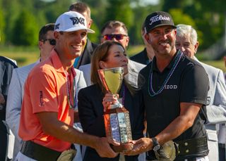Horschel and Piercy hold the trophy