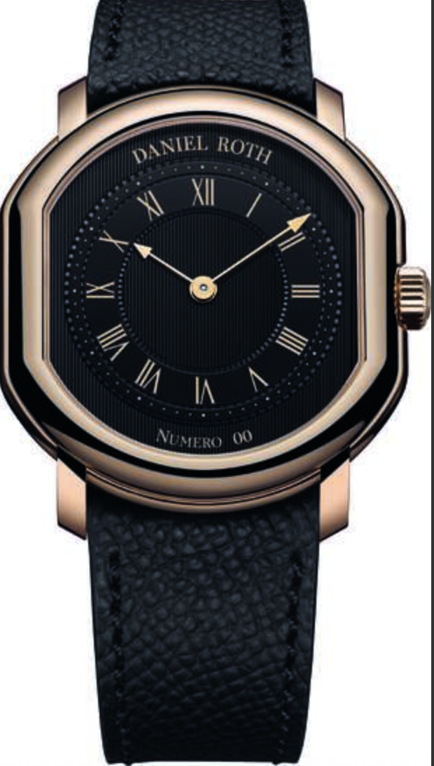 black Daniel Roth watch