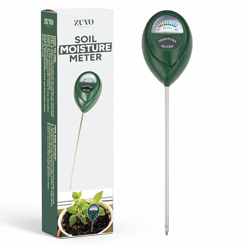 Zuvo Soil Moisture Meter for House Plants &amp;amp; Garden, Watering Indicator