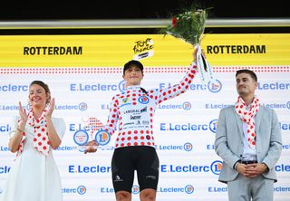 Cristina Tonetti holds onto the polka dots for another day after stage three of the Tour de France Femmes 2024