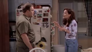 Kevin James and Leah Reimini in The King Of Queens