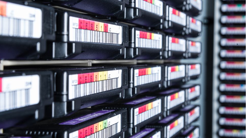 Archiving risk: security risks associated with tape storage