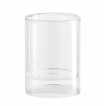 Mainstays Clear Floating Glass Home Candle Holder Small