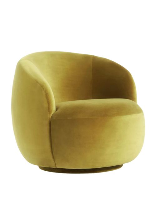 Cosette Velvet Swivel Chair