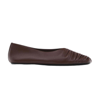 Gathered Soft Ballet Flats | £79.95 at Massimo Dutti (was £119)