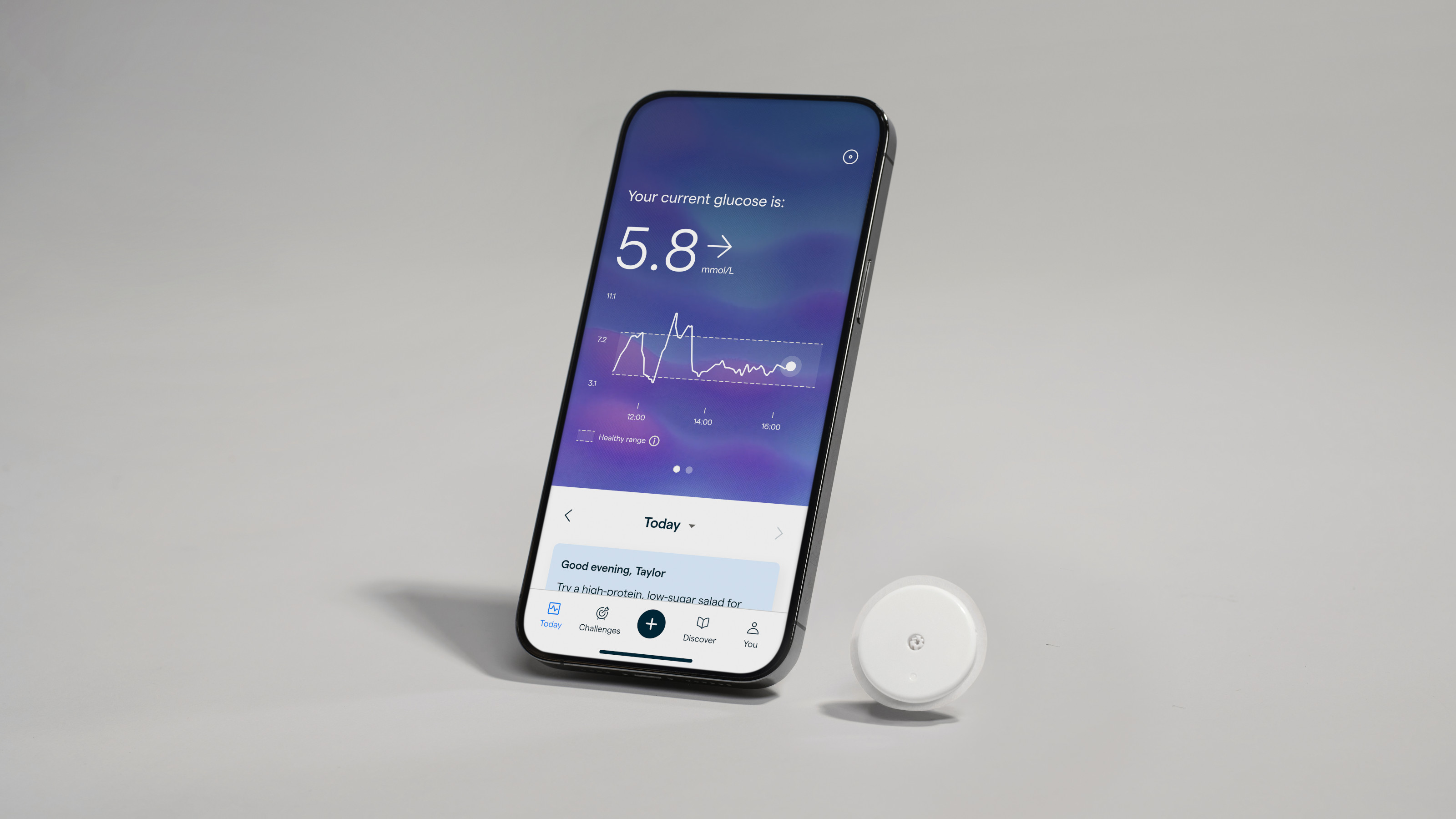 Lingo Glucose Monitor and app